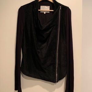 Rachel Roy Perforated Leather Jacket